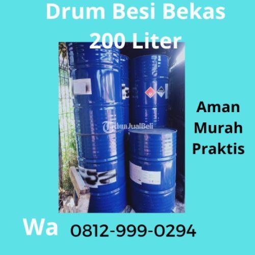 Drum Plastik Bekas 100 Liter Sukabumi, WA 0812-999-0294 BERSIH