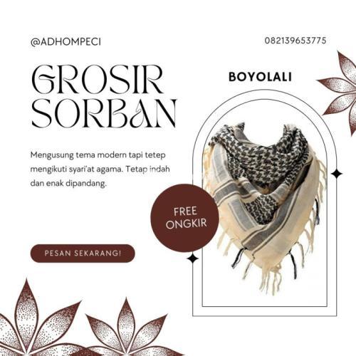 Toko Grosir Sorban Boyolali Awet Dan Tahan Lama - Boyolali