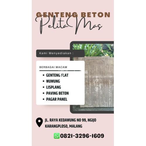 Agen Genteng Beton Perumahan Terbagus Di Trenggalek