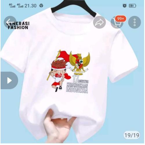Kaos Tema Kemerdekaan Terbaru Buruan Maumere, Flores,NTT
