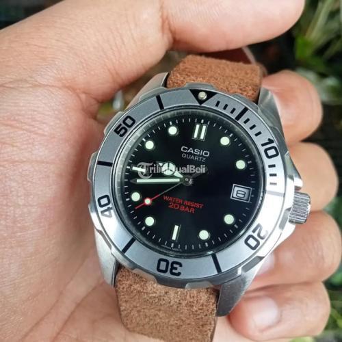 Jam Tangan Casio Diver EFL 200D Rare Bekas Fullset Box Bonus