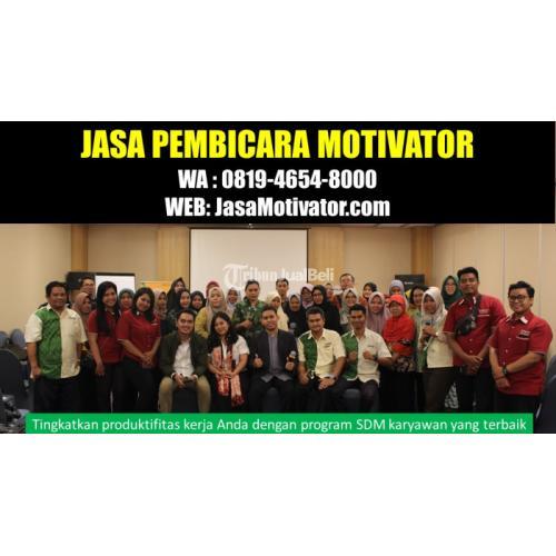 Motivator di Banyuwangi untuk Pelatihan Pelayanan Prima