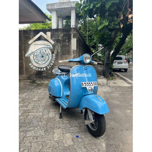 Motor Vespa Super 1971 Full Restorasi Mesin Halus Surat Lengkap di