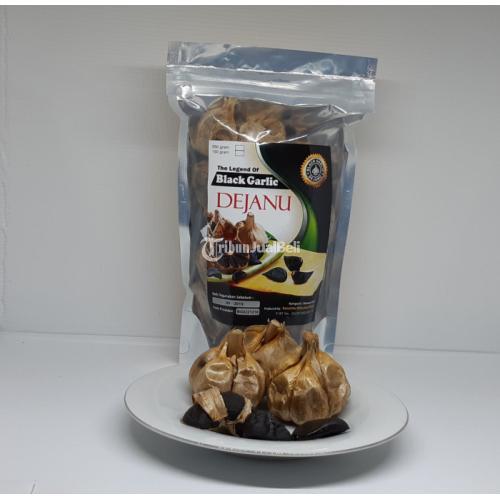 Camilan Fermentasi Black Garlic Dejanu Bawang Hitam Bonggol