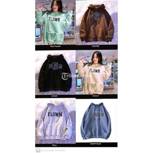 Jaket hoodie polkadot wanita bahan pleece jaket murah Maumere, Flores, NTT