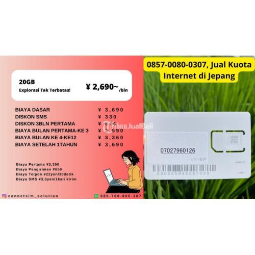0857-0080-0307, Jual Paket Data Jepang