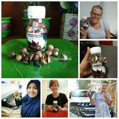 Camilan Fermentasi Black Garlic Dejanu Bawang Hitam Tunggal