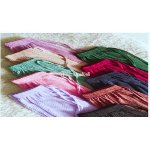 Celana Kulot Plisket Lidi Varian Warna Beragam