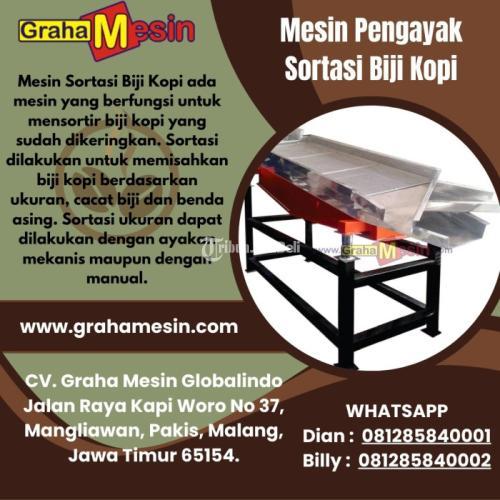 Mesin Pengayak Sortasi Biji Kopi