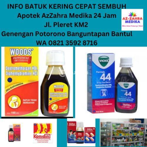 Recommended Obat Batuk Kering Gatal Apotek AzZahra Medika - Bantul