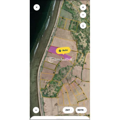 Tanah 1,6 hektare 30 meter dari bibir pantai Sumbawa Barat Poto Tano