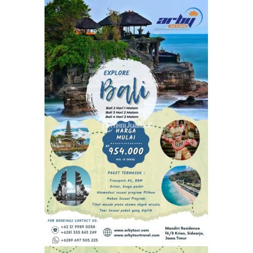 Paket Wisata Bali Terlengkap ARBY Tour & Travel - Sidoarjo