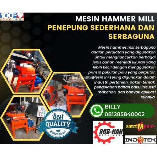 MESIN HAMMER MILL PENEPUNG SEDERHANA DAN SERBAGUNA MALANG