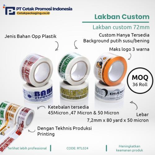 Lakban Solasi Isolasi Selotip Bening Coklat Fragile Viral Aesthetic Custom Ukuran 72mm Premium