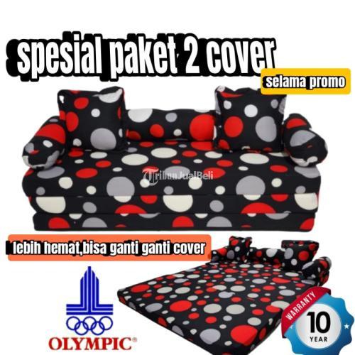 Sofa Bed Busa Olympic Bonus Cover Cadangan Garansi 10 Tahun Kasur Lipat 3 Multifungsi