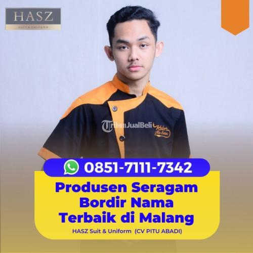 WA 085171117342 Produsen Seragam Bordir Nama Terbaik di Malang