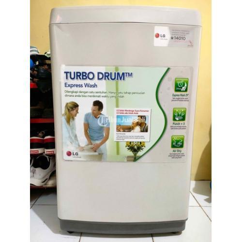 Mesin Cuci LG Turbo Drum Bekas Mulus Jarang Pakai - Jakarta Barat