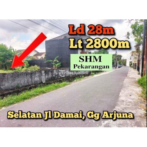 Selatan jl damai krikilan timur jl Lempongsari gang Arjuna dekat hotel Hyatt, hyarta jl palagan