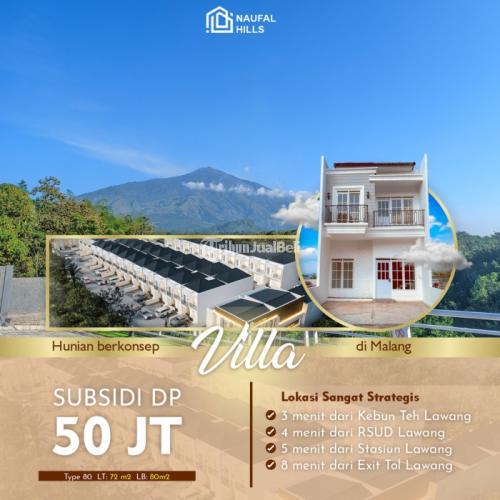 Naufal Hills, hunian dengan type 80 & 65 di Malang