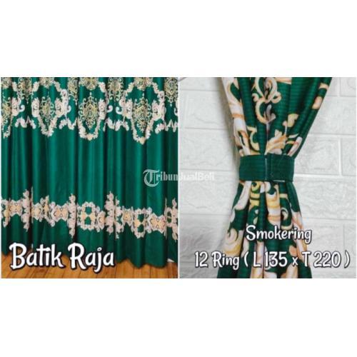 Gorden Pintu Motif Batik Raja Harga Murah