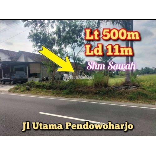 Jalan utama Pendowoharjo Utara pohon beringin/kelurahan selatan puskesmas dekat Pemda Sleman obelik