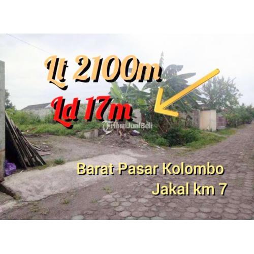 Dijual Tanah Barat Pasar Kolombo Jl Kaliurang Km 7 Timur Perumahan Vasana Kayen Raya Utara Jl Timor Timur - Sleman