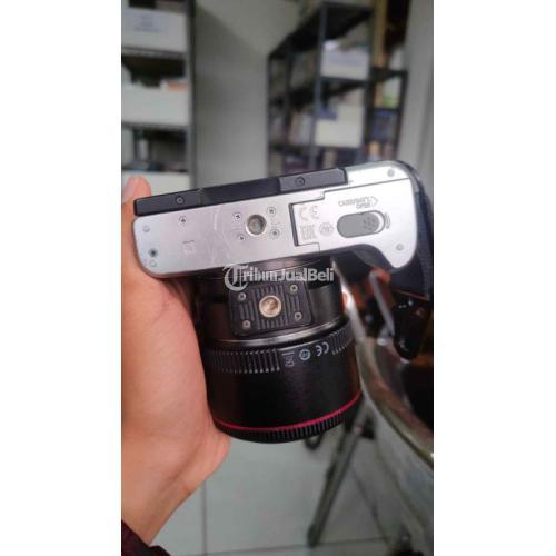 Kamera Mirrorless Canon EOS M6 Bekas No Lensa Yongnou 50mm Mark