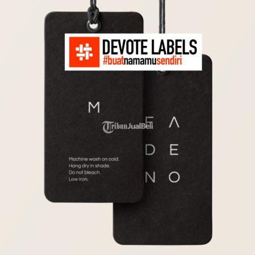 Label Hangtag Lebak | Devote Labels