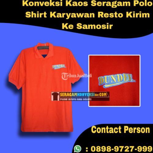 Konveksi Kaos Seragam Polo Shirt Karyawan Resto Kirim - Kabupaten Samosir