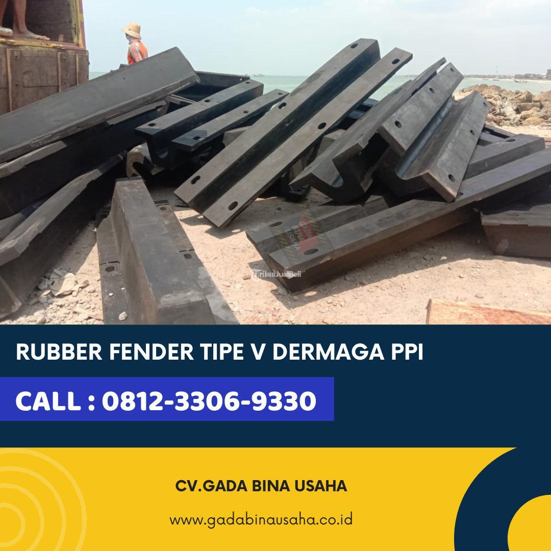 Rubber Fender V 300 H x 2000L Include Anchor Bolt - Bitung