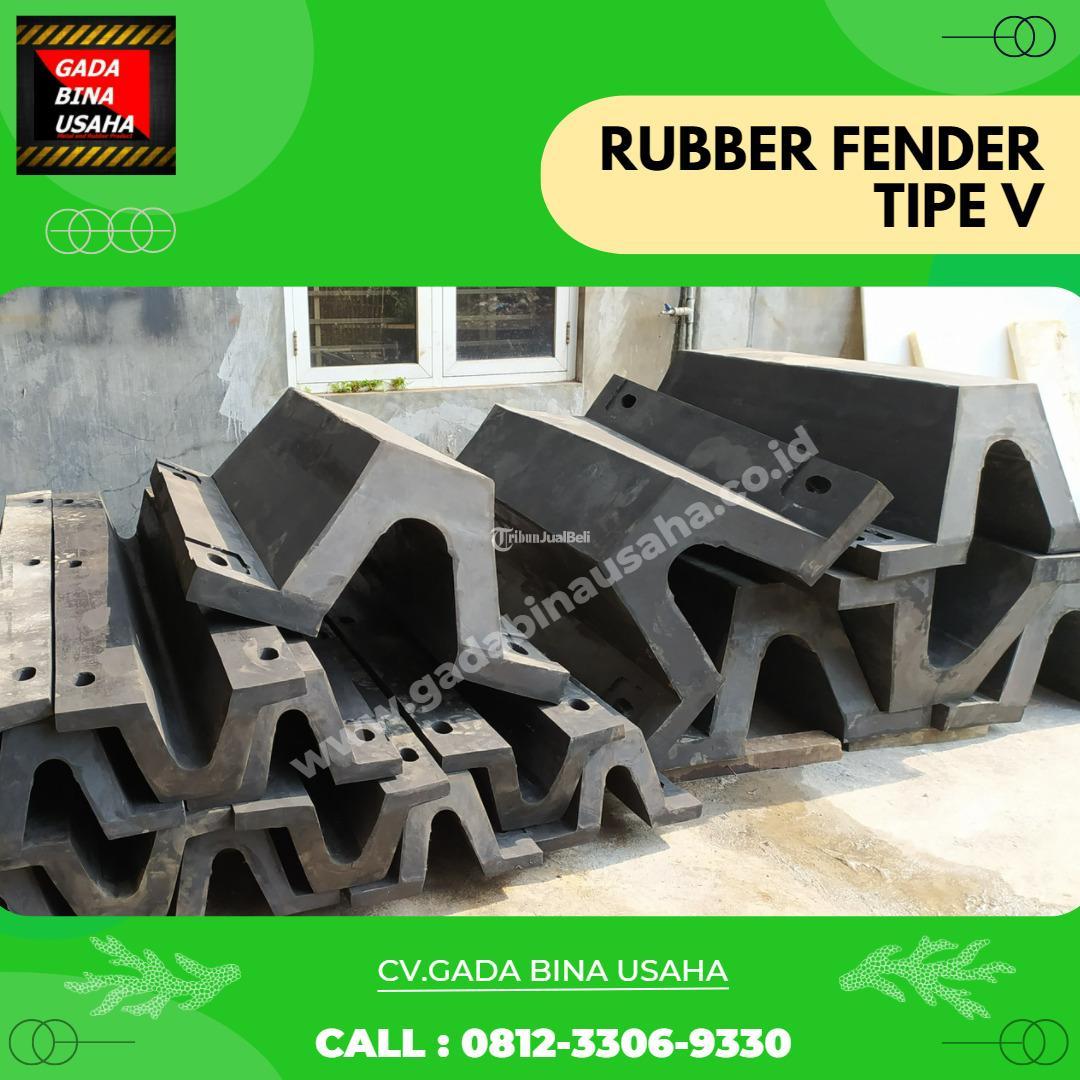 Rubber Fender V 300 H x 2000L Include Anchor Bolt - Bitung