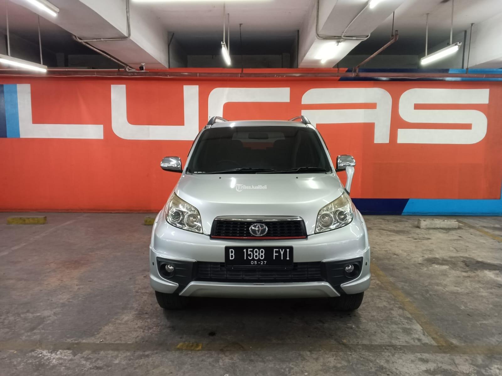 Mobil Bekas Toyota Rush S TRD AT Tahun 2014 Warna Silver Plat Genap di