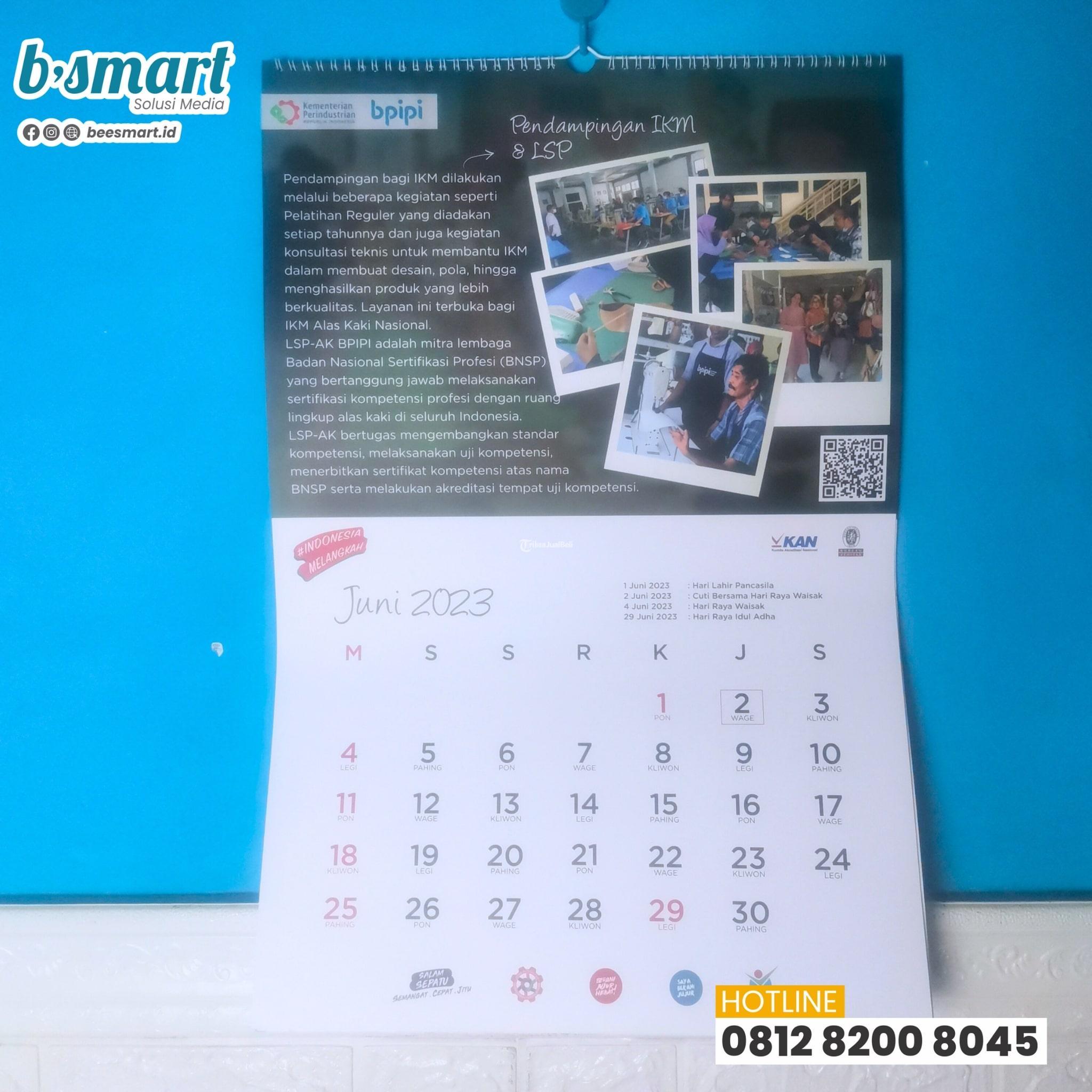 Cetak Kalender Dinding 2024 Custom Di Lamongan Tribun Jualbeli 3493