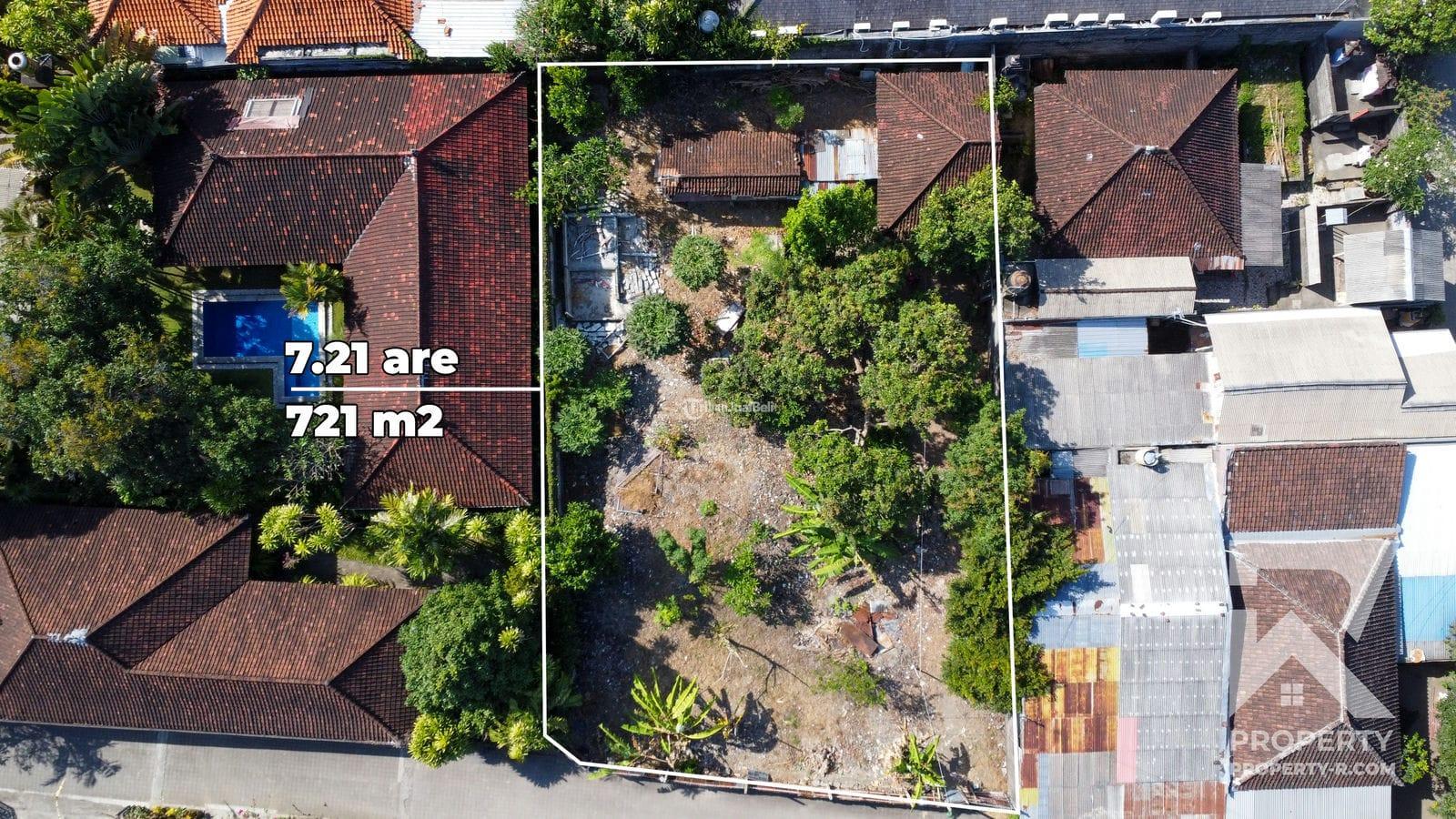 Prime Leasehold Land Plot 721 m2 for Sale in Strategic Sanur Bali