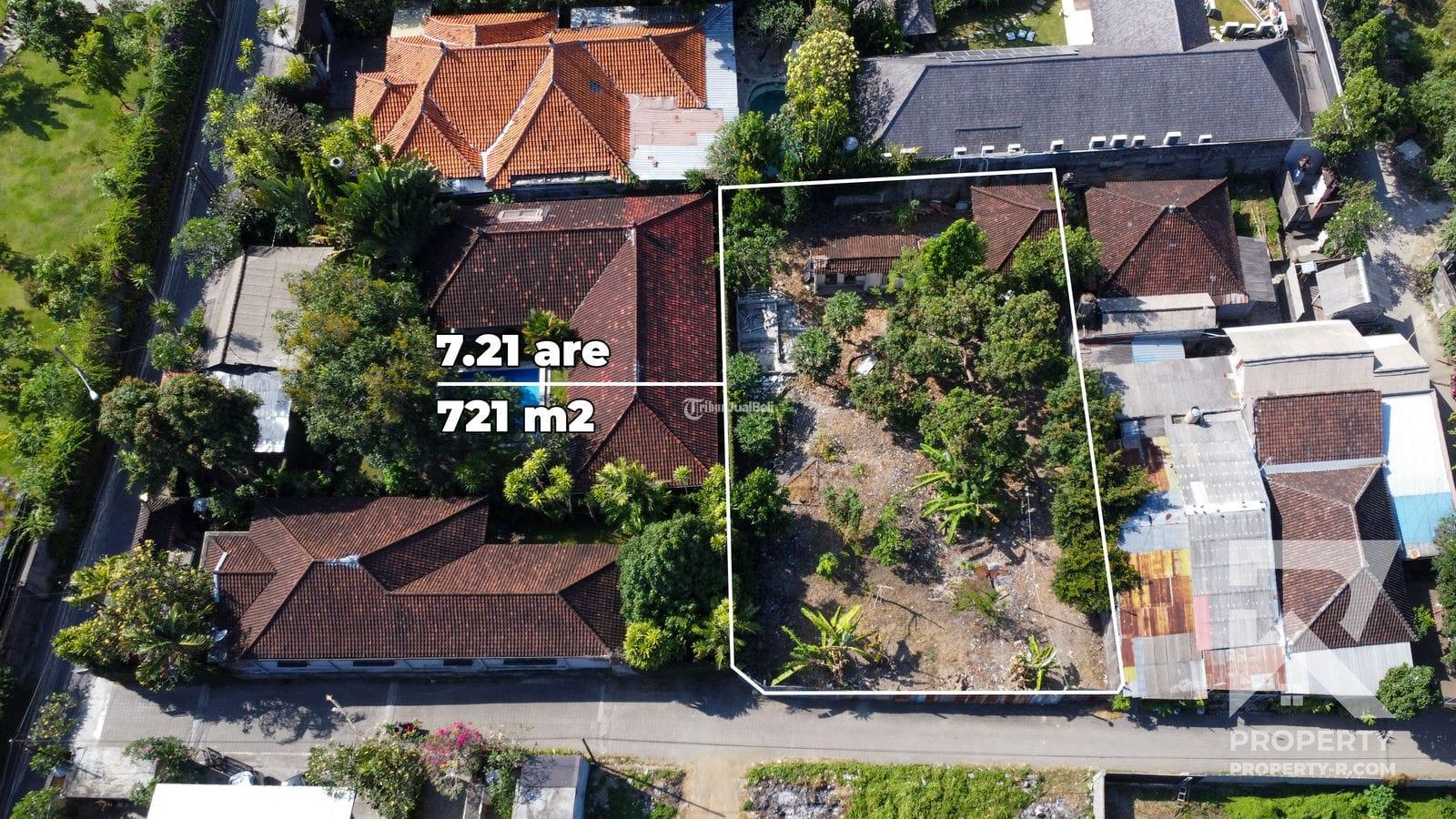 Prime Leasehold Land Plot 721 m2 for Sale in Strategic Sanur Bali