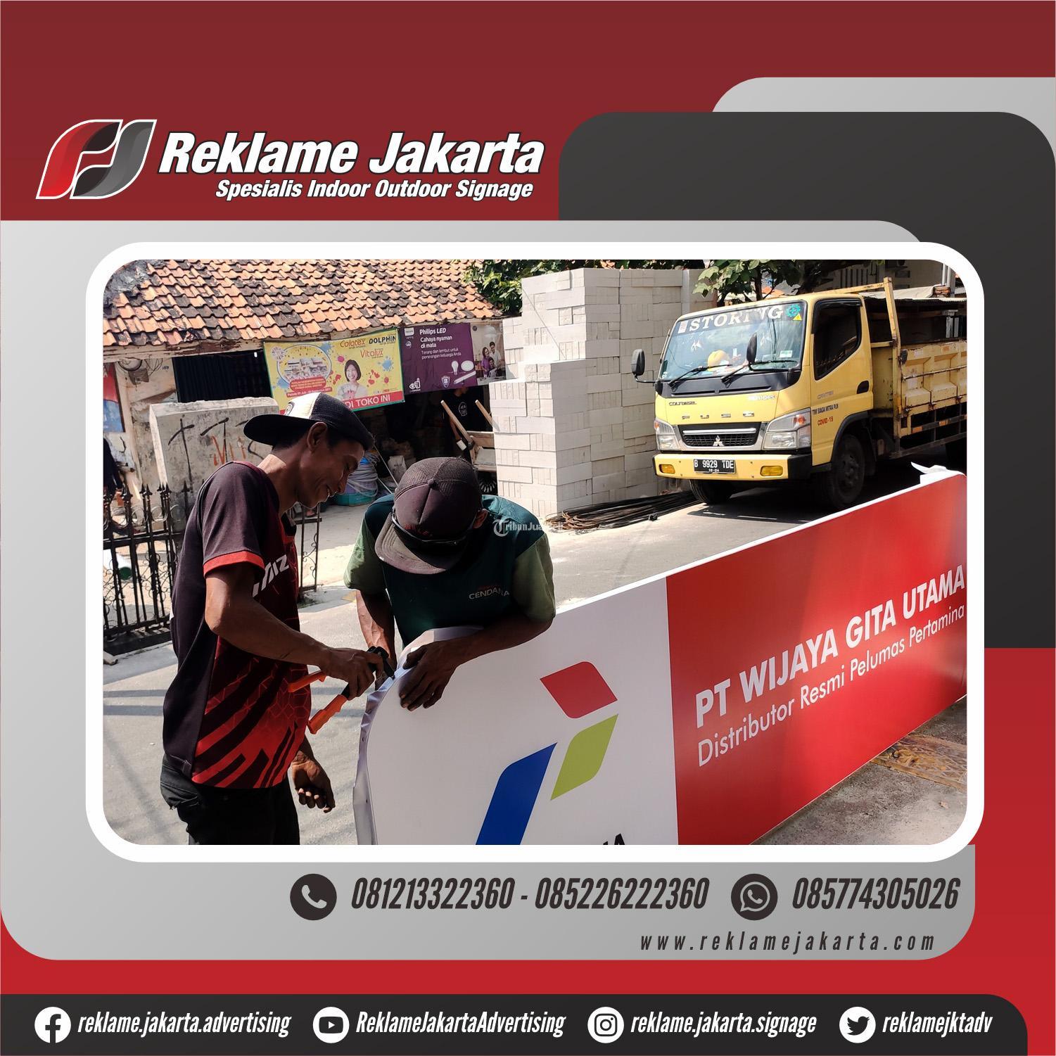 Huruf Timbul Signage Reklame NeonBox Billboard Neonsing LED Pylon  Jakarta Utara