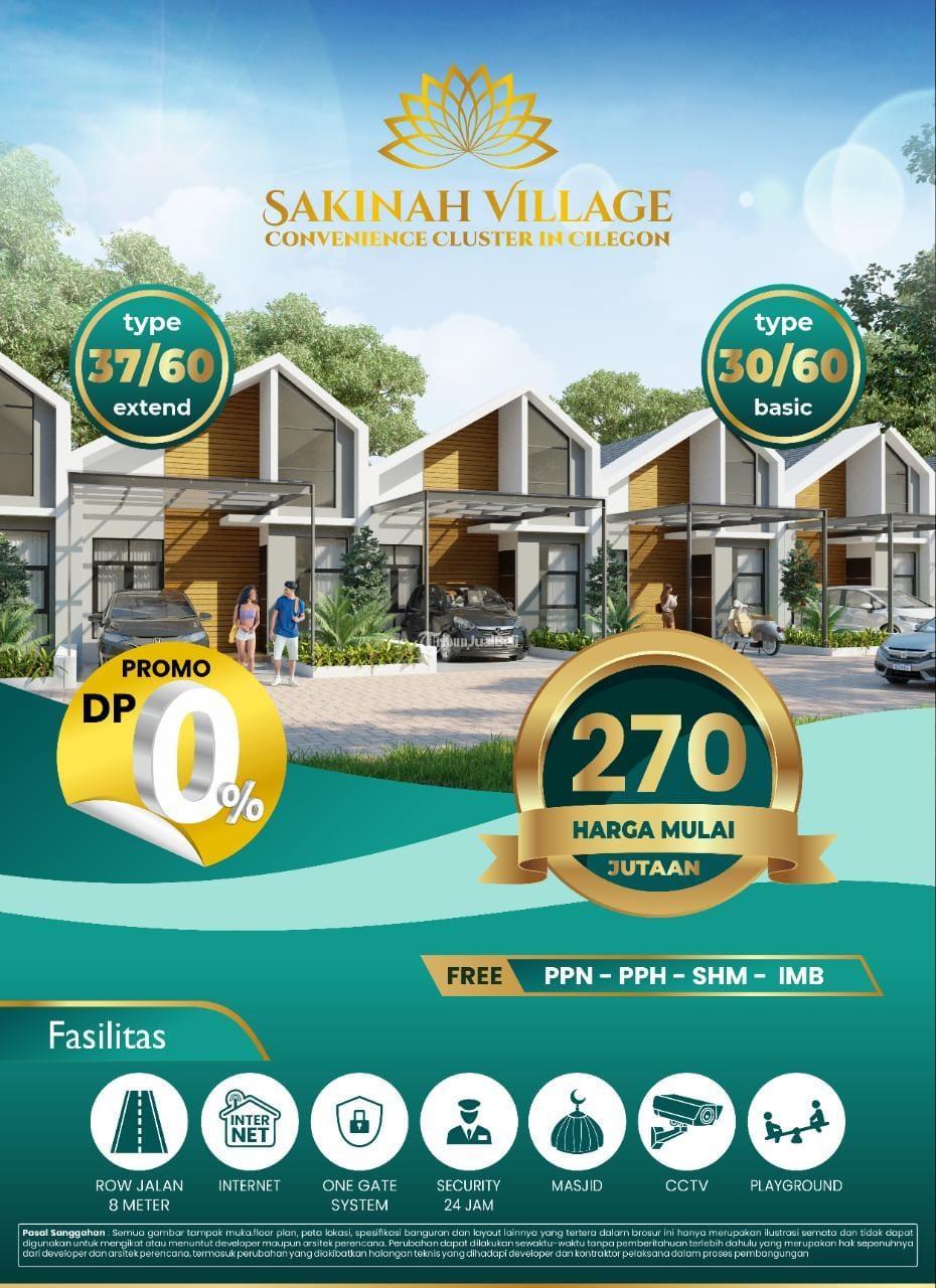 Dijual Rumah Cluster Exclusive LB 37m LT 60m Fasilitas Nyaman dan Aman Lokasi Dataran Tinggi dan Dekat Pusat Kota - Cilegon