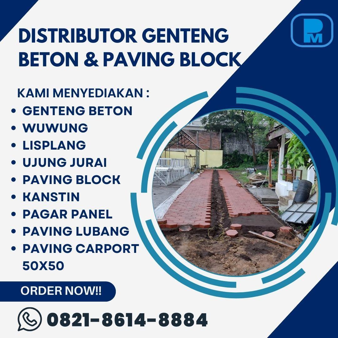 paving block carport Malang