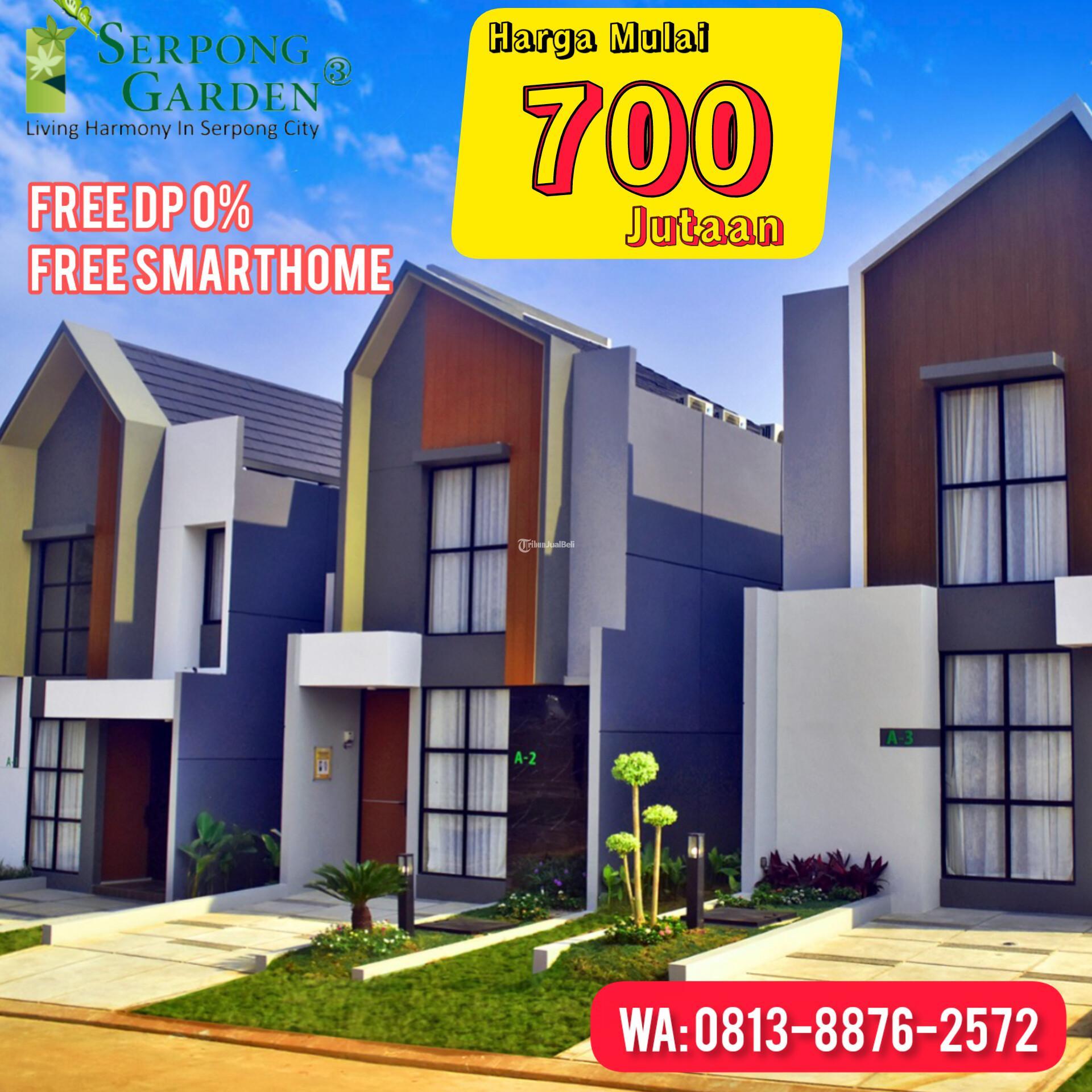 Rumah Serpong Garden 3 dekat Stasiun Cisauk BSD mulai 700jutaan