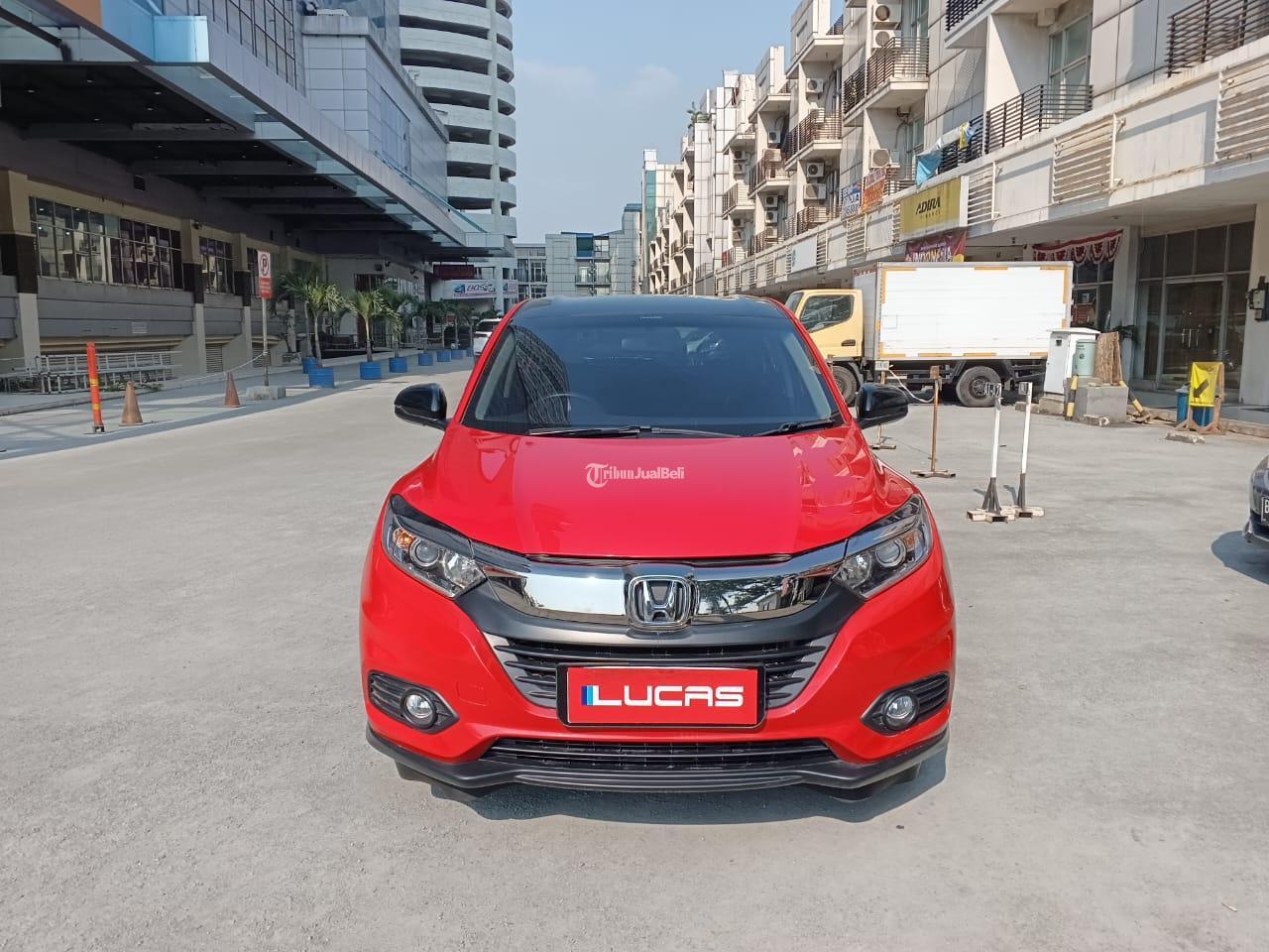 Mobil Bekas Honda Hrv E AT Tahun 2020 Warna Red Plat genap