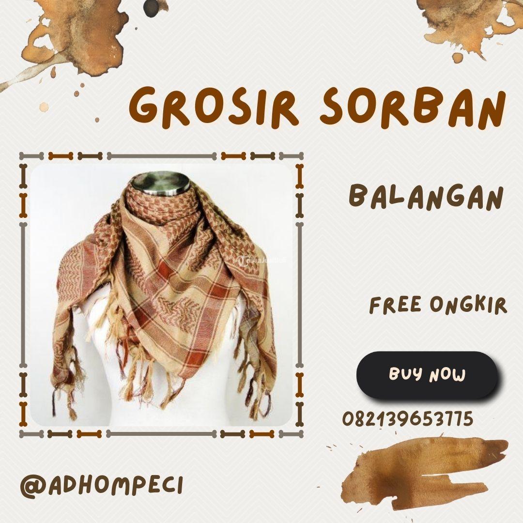 Koleksi Aksesoris Kepala Sorban Dengan Harga Grosir Balangan