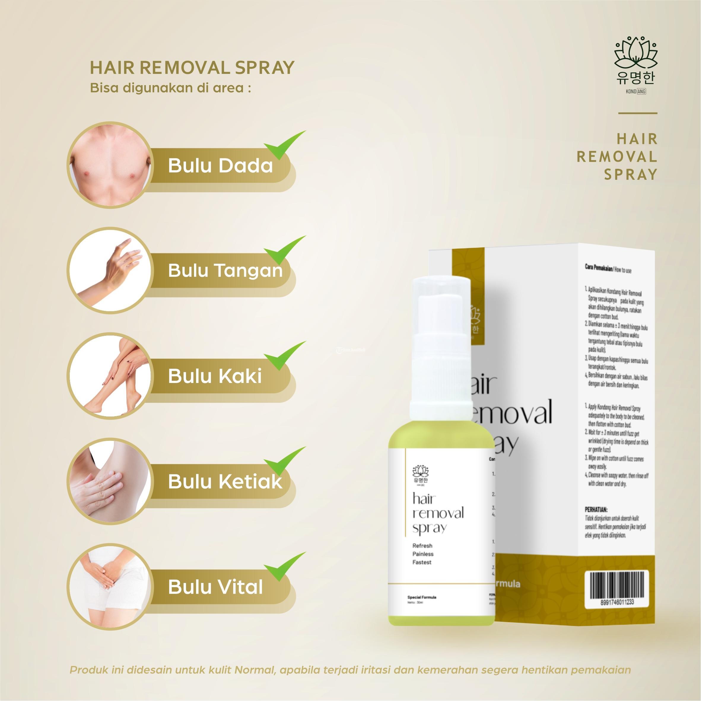 Waxing Bulu Vagina Langsung Rontok 089679849191 Kondang Hair Removal Spray di Kota Singkawang
