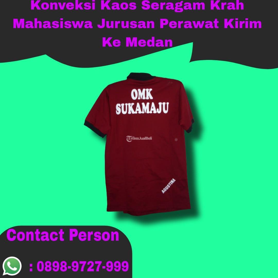 Konveksi Kaos Seragam Krah Mahasiswa Jurusan Perawat Kirim Ke Medan