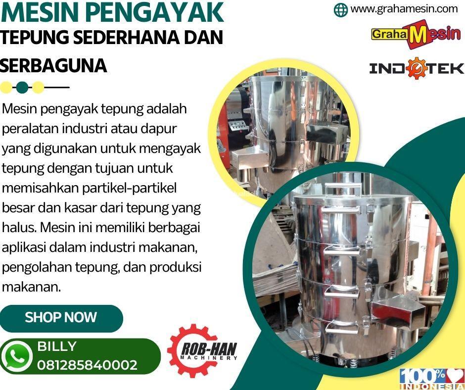 Mesin Pengayak Tepung Sederhana Dan Serbaguna - Malang