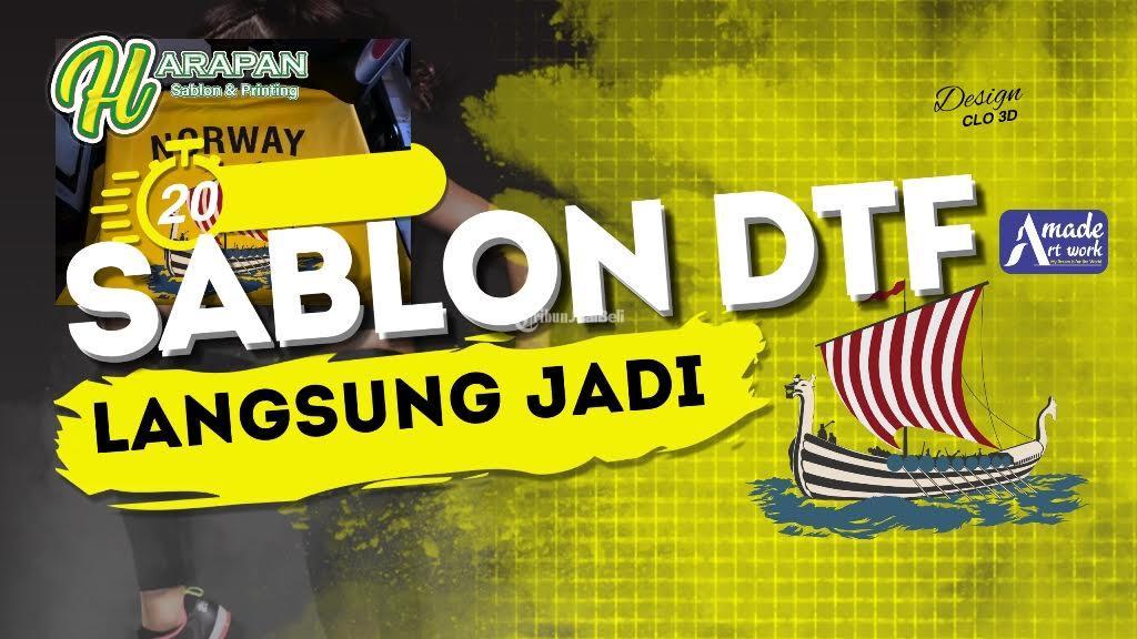 Sablon Kaos Satuan Custom Harapan Digital Printing