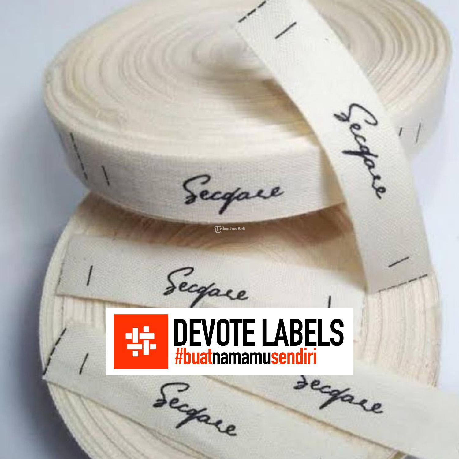 Produsen Label Tafeta Jakarta Timur  Devotelabels