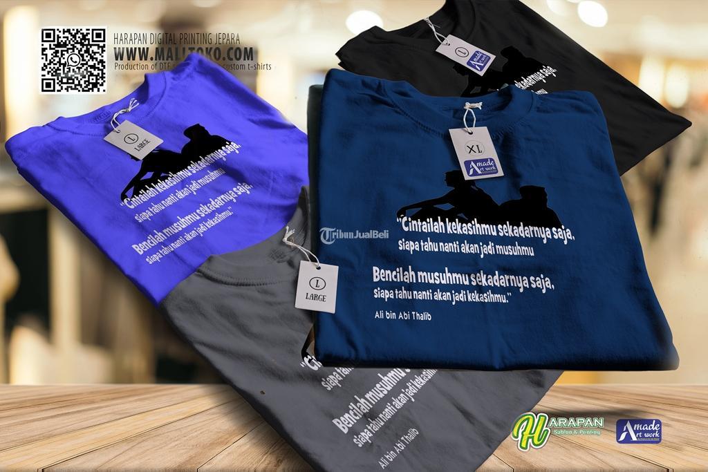 Kaos Sablon Keren Kata Kata Bijak Depan Belakang Ada Tulisan Nyala di