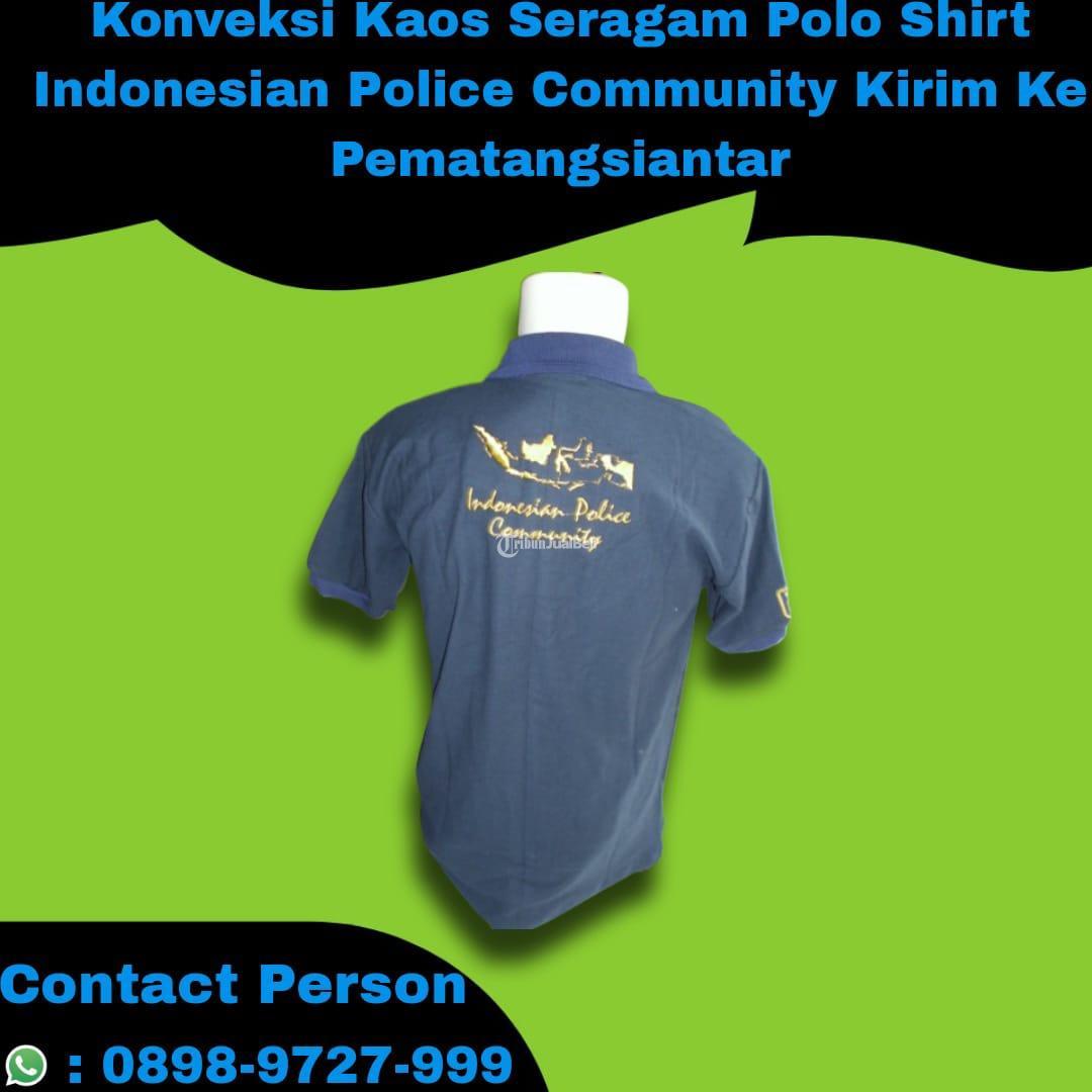 Konveksi Kaos Seragam Polo Shirt Indonesian Police Community Kirim Ke Pematangsiantar
