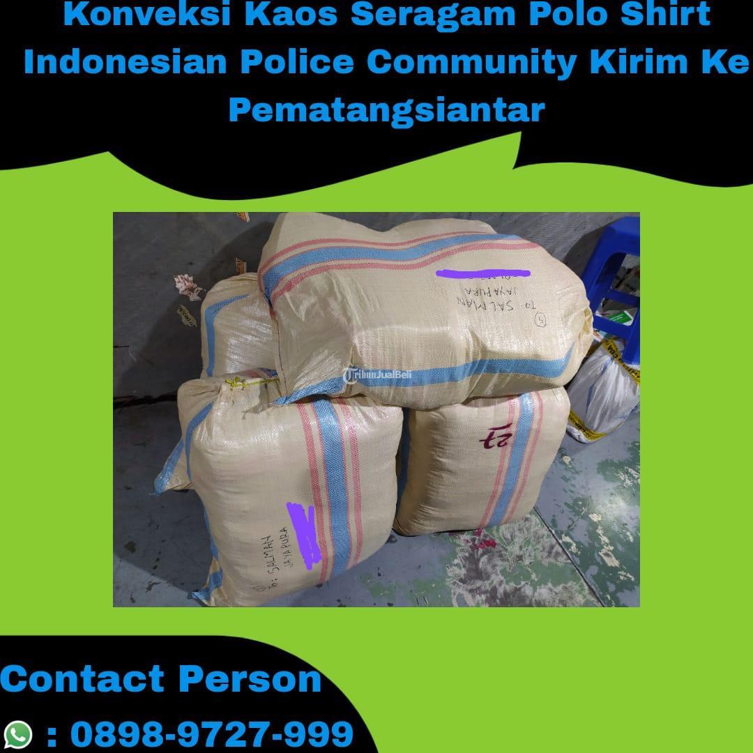 Konveksi Kaos Seragam Polo Shirt Indonesian Police Community Kirim Ke Pematangsiantar