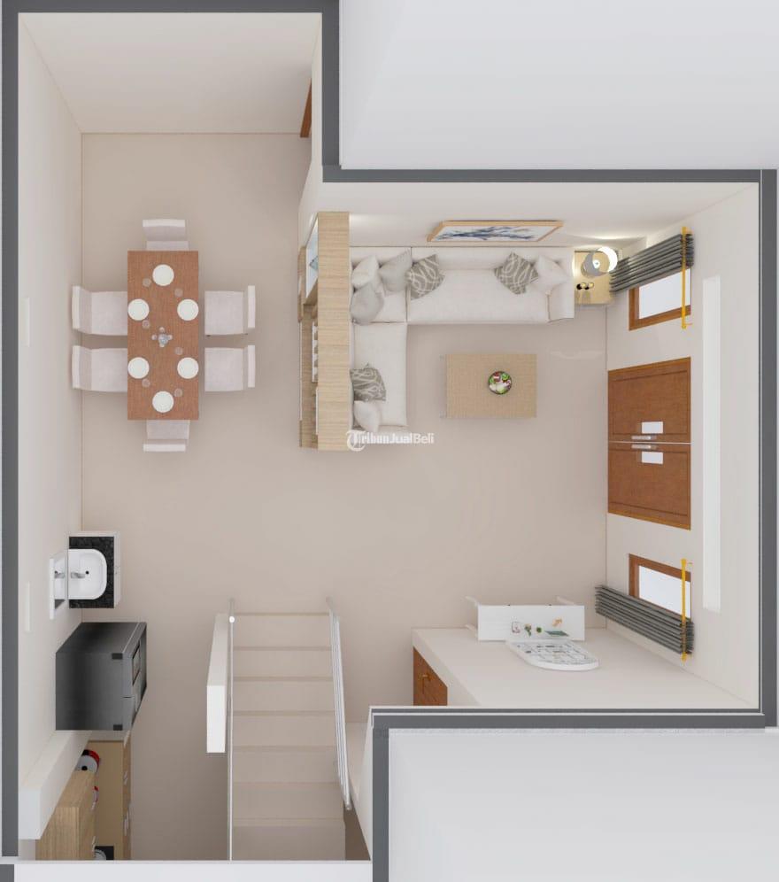 Rumah Siap Huni 2 Lantai Semi Furnish Desain Minimalis Di Sleman